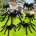 halloween decorations outdoor large spiders: 6 pack spiders, main product view