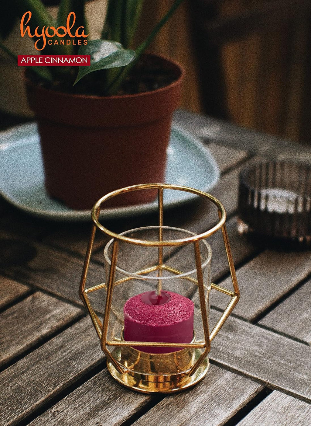 HYOOLA Scented Votive Candles - Berries Votive Candles -12 Hour Burn Time - 9 Pack - European Made