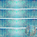 Iridescent Birthday Decorations Tinsel Garland Parade Float Decorations for Trailer 4Pack 12FT Christmas Party Decor Ceiling Fringe Banner Silver Backdrop for Streamers Party Decorations