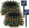 dazzle bright 2 pack total 132ft 400led red, main product view