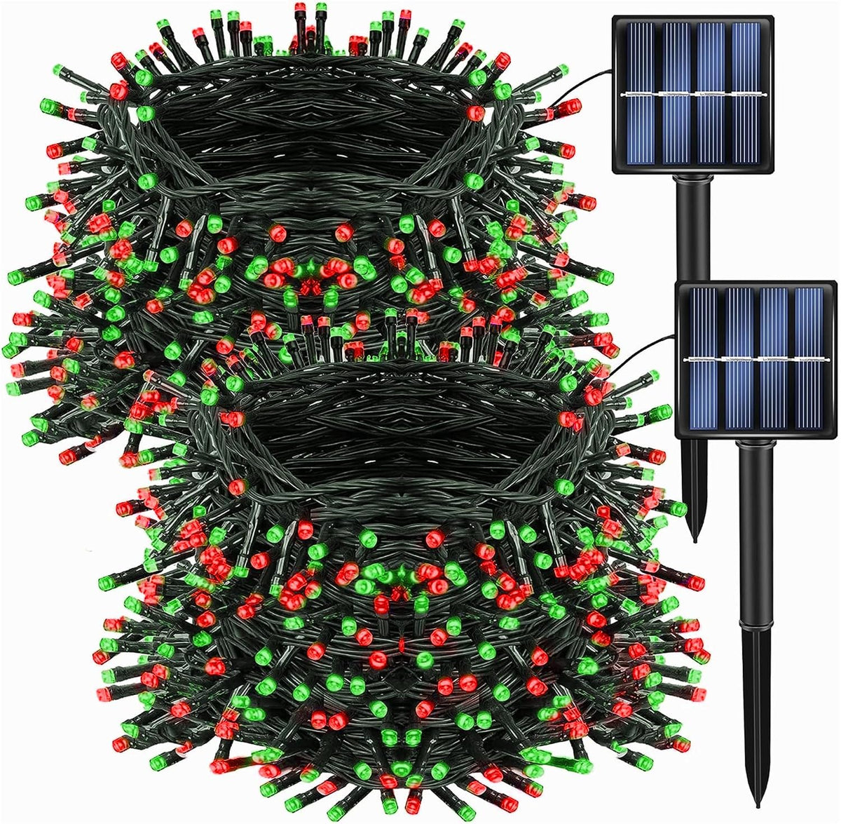 dazzle bright 2 pack total 132ft 400led red, main product view
