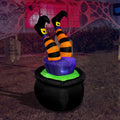 4 ft tall halloween inflatable three pumpkins led, main product view