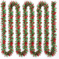 ceenna 177ft christmas tinsel garland metallic twist garland, main product view