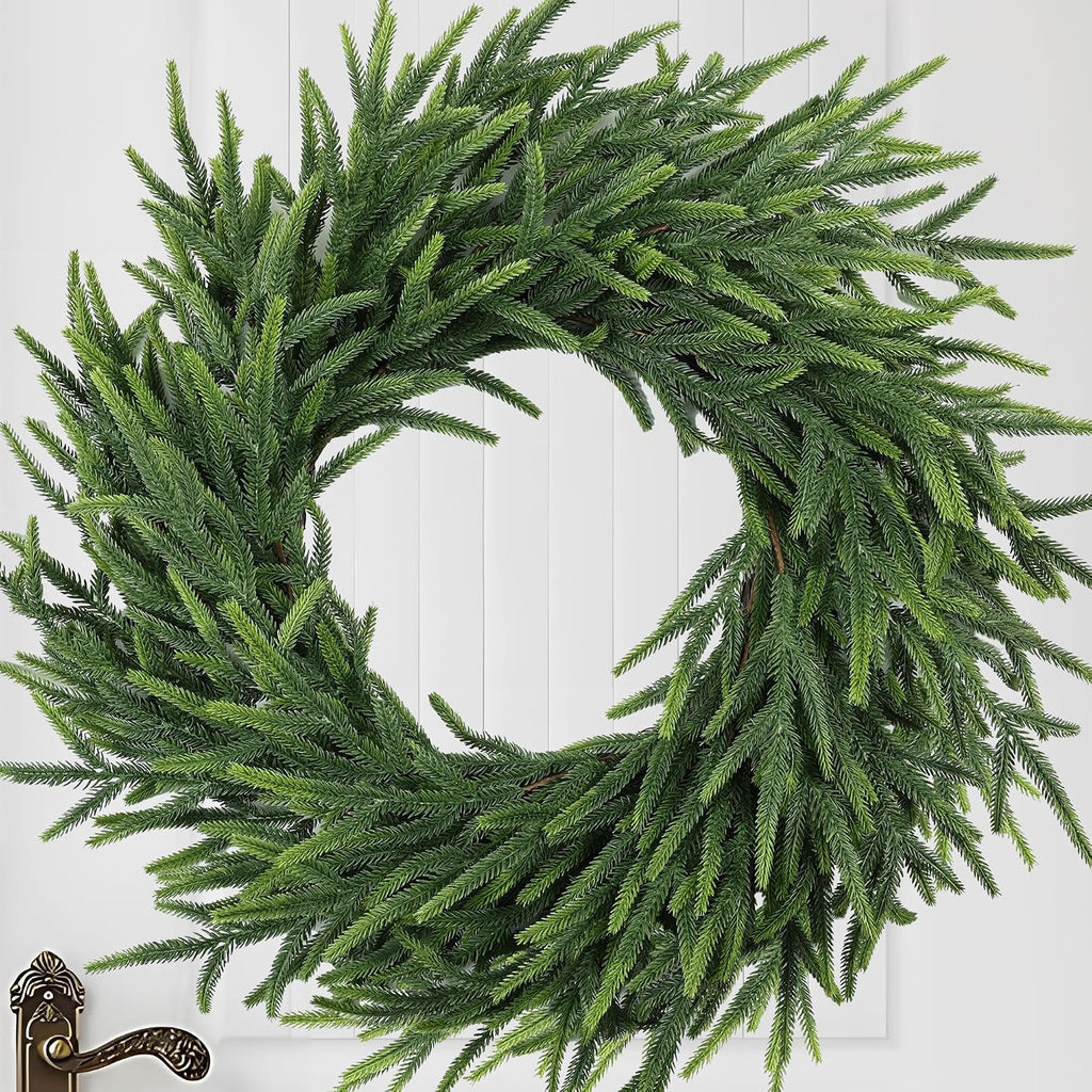 26 inch pine wreath christmas wreaths for front, main product view