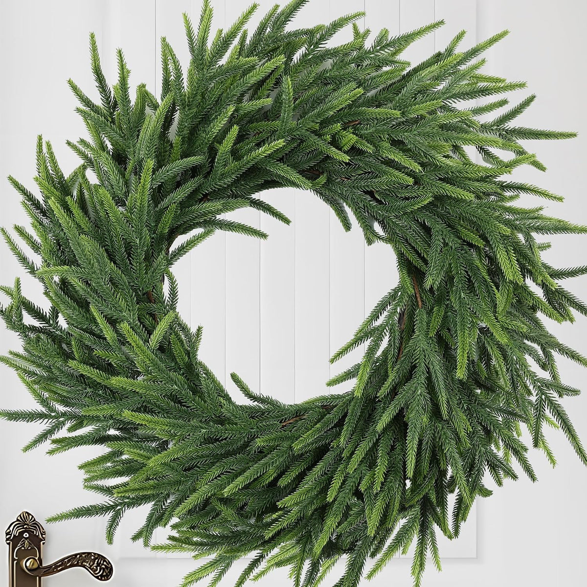26 inch pine wreath christmas wreaths for front, main product view