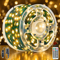 ollny christmas lights 1200 led 393ft, warm white, main product view