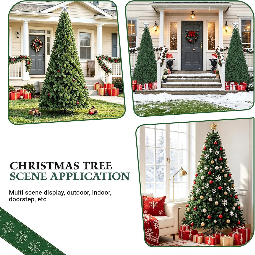 artificial christmas tree,7.5ft christmas with over 1800 branch on a desk or shelf