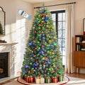 alupssuc 6ft classic spruce artificial prelit christmas tree, main product view