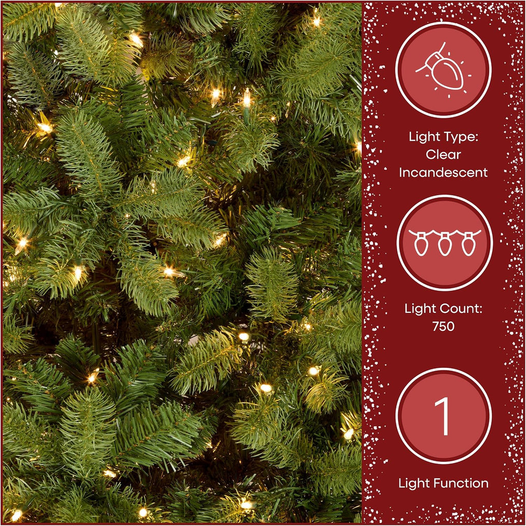 national tree company 7.5ft pre-lit downswept douglas fir, package contents