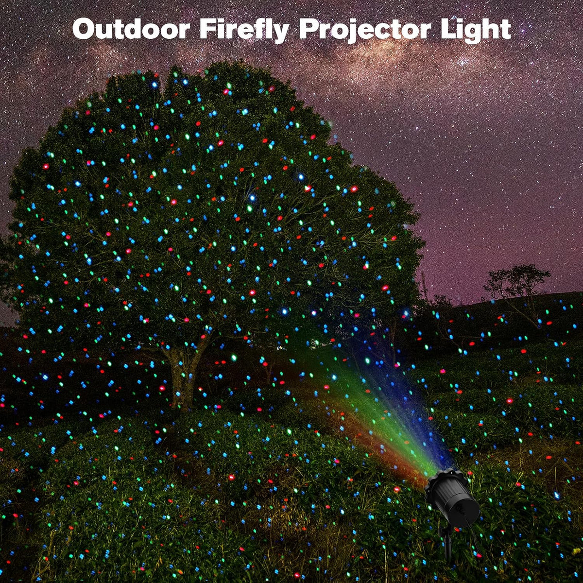 Laser Christmas Projector Lights Outdoor, 3 Colors RGB Christmas Laser Lights...
