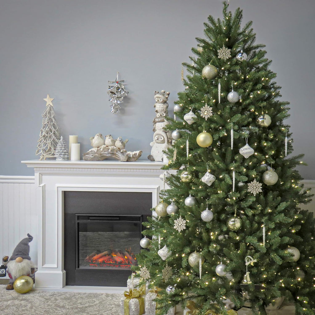 national tree company 6ft pre-lit dunhill fir artificial showing dimensions