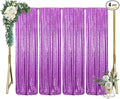 ShinyBeauty 16x10ft Sequin Backdrop Curtain - Lavender Sparkling Drapes for Weddings, Parties, Photo Booths Reusable Fabric