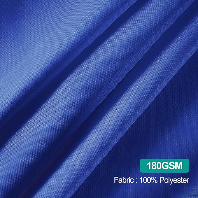 EMART Round Tablecloth Blue (4 Pack) 120 inch Circular Polyester Table Cover for Wedding Decor, Birthday Party, Banquet and Formal Events