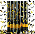 16 inch Graduation Confetti Poppers,Confettis Cannons Bulk with Diploma GRAD Star&Cap Design for Graduation Ceremony Party Favor Supplies,Class Toss Ceremony,Class of 2025 Confetti (2Pack)