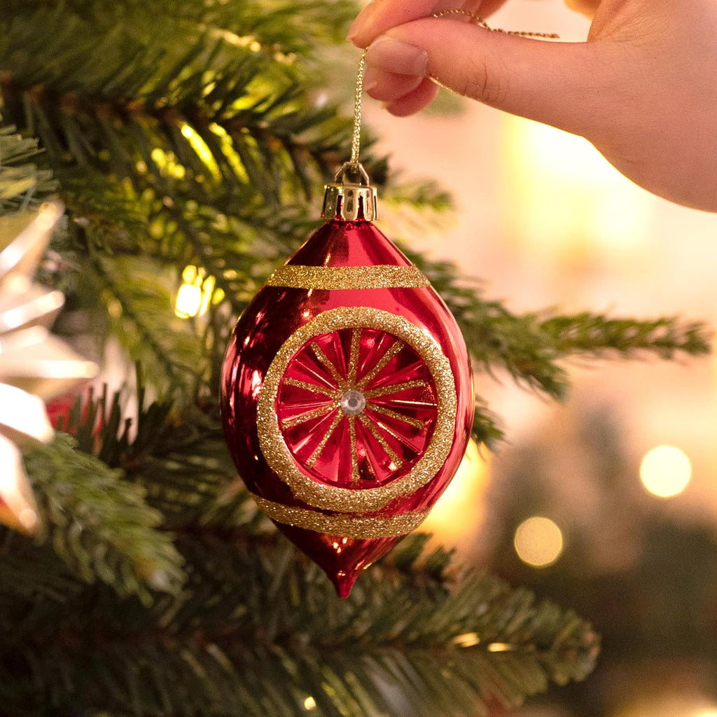 valery madelyn 100ct christmas tree decorations ball ornaments showing dimensions