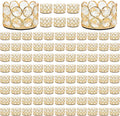 96Pcs Crystal Tea Light Candle Centerpieces for Tables Gold Votives Bulk,Geometric Candle Holder for Wedding Valentine's Day Party Gifts recuerdos para 15 años quinceañeras(Candle Excluded)