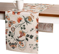 Maison d' Hermine Table Runner 100% Cotton Single Layer Table Runners 108 inches Long for Thanksgiving Christmas Decorations Home Kitchen Dining Party Wedding (Dalida, 14.5" x 108")