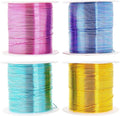 Mandala Crafts 14 Gauge Anodized Aluminum Craft Wire for Jewelry Making - 240 FT Colored Flexible Pastel Wire - Bendable for Bonsai Armature Crafting Sculpting