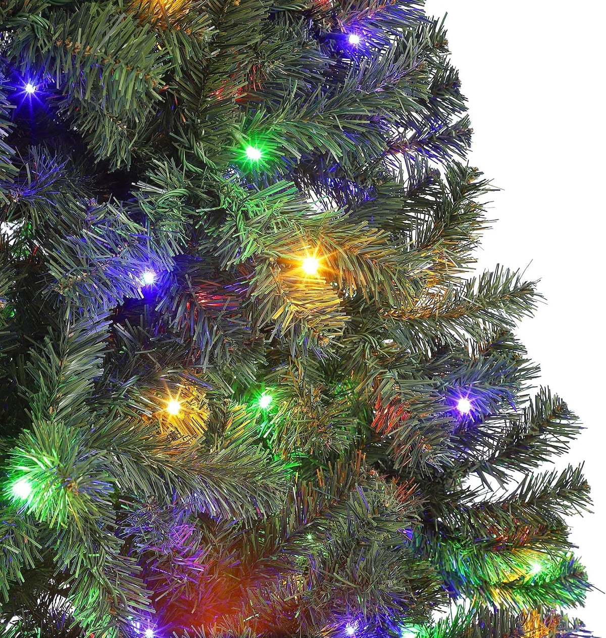 garveehome 6ft prelit artificial christmas tree with 250, front angle view
