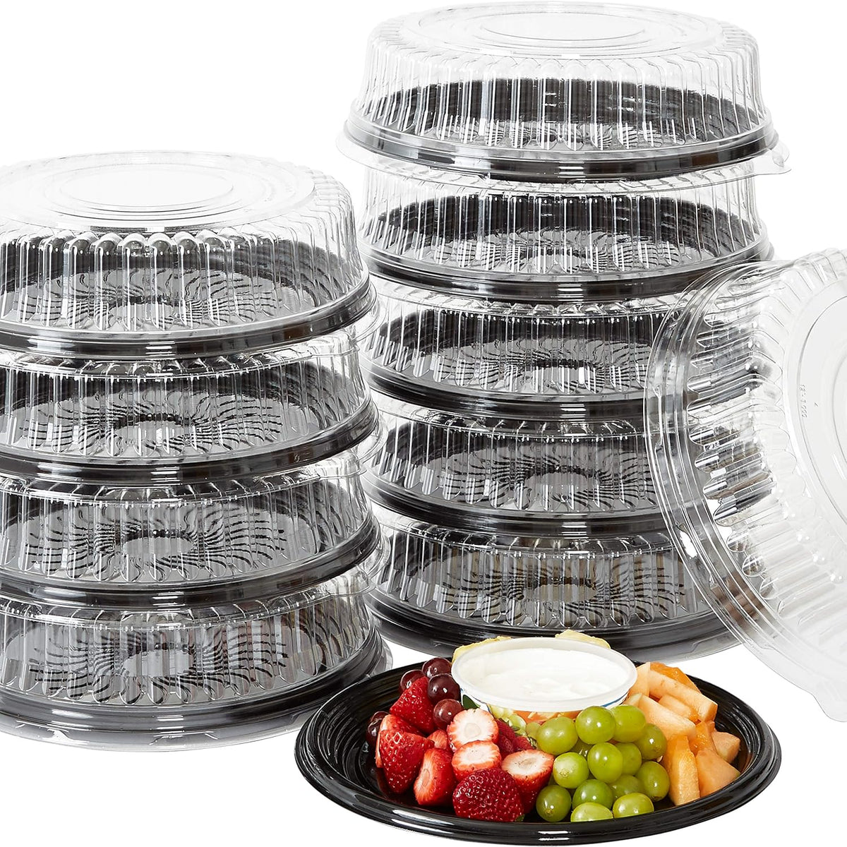 heavy duty, recyclable 12 in. serving tray and, main product view