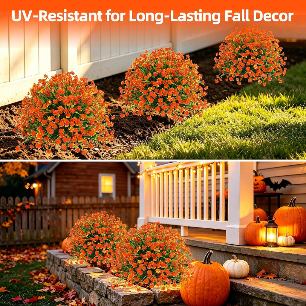 grooy fall 2 pack 24 inches artificial flowers showing dimensions