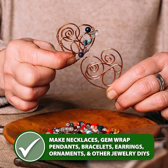 Mandala Crafts 18 Gauge Anodized Aluminum Craft Wire for Jewelry Making - 100 FT Colored Flexible Pink Wire - Bendable for Bonsai Armature Crafting Sculpting