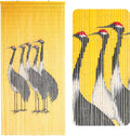 five cranes beaded bamboo curtain 35.4" x 78.7", main product view