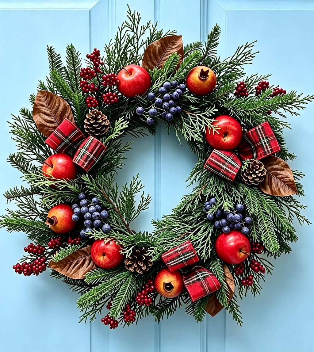cynkeyee fall wreath for front door - 20, main product view