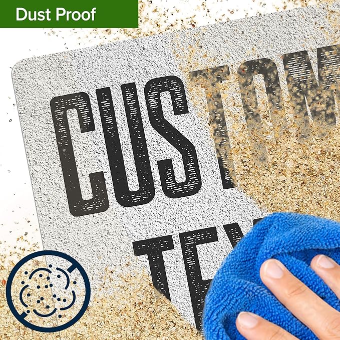Custom Sign, Custom Street Sign, 11 Font Colors, 13 Font Styles, 4 Hole Options, 22 Sizes, 12x12 Inches, Rust Free DiBound, Fade Resistant, Made in USA by My Sign Center (Concrete)