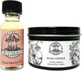 Road Opener Mini Spell Set | 4 oz Soy Candle with a Black Obsidian Crystal & a 1/2 oz Oil | New Beginnings, Success & Clearing Obstacles Rituals | Wiccan, Pagan, Hoodoo, Conjure, Magick