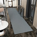 Ottomanson 3'11" x 11' Hallway Runner with Scraper Pile - Extra Durable Non-Slip Rug Mat for Indoor & Outdoor Use - Ideal for Kitchen, Entryway & Garage - High-Traffic Carpet, Gray