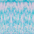 3 Pack Foil Fringe Backdrop - Iridescent Shiny Tinsel Curtains for Party Decoration/Photo Booth Props - 3.3x8.2 FT Metallic Foil Backdrop for Birthday, Wedding, Graduation, Christmas.
