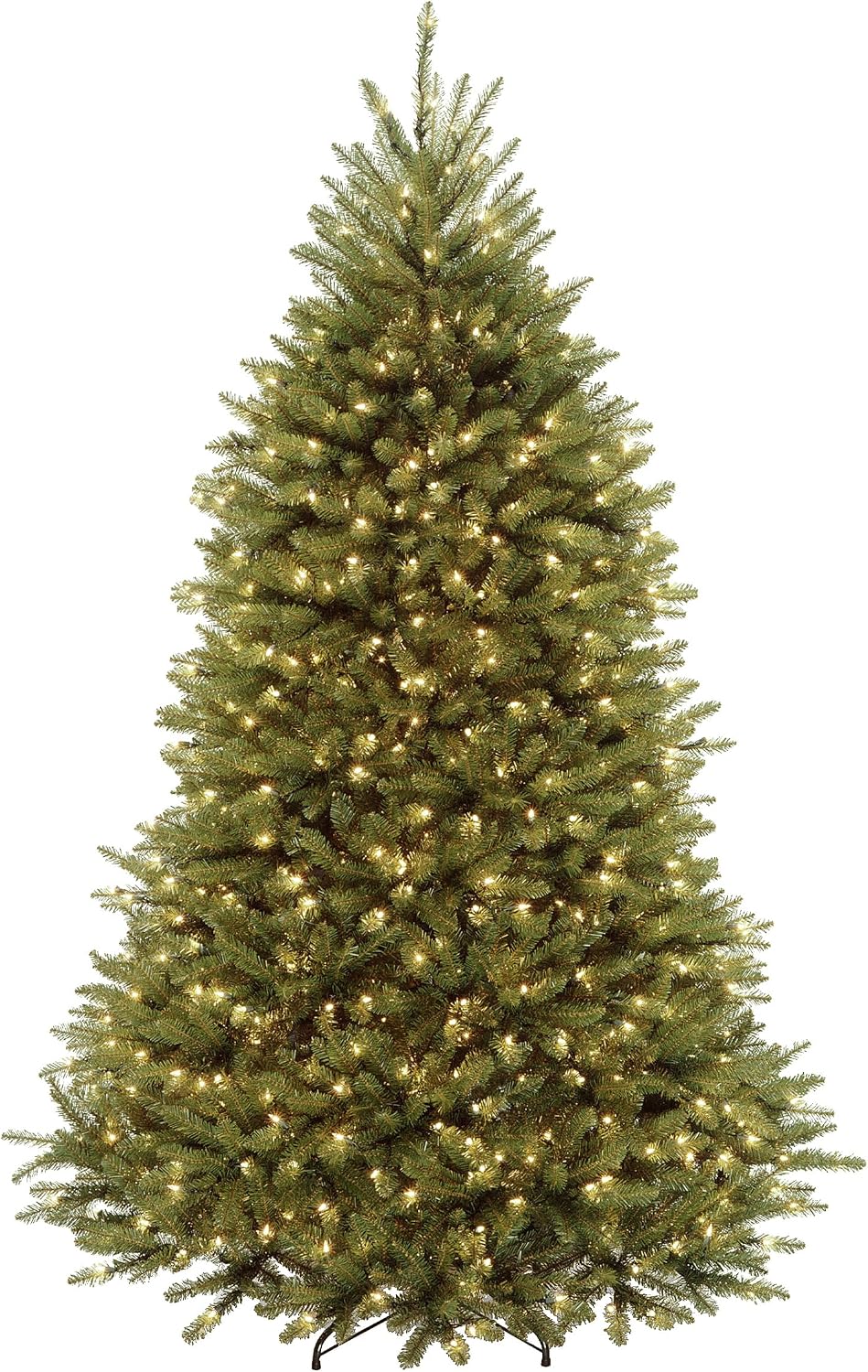 national tree company 6.5ft pre-lit dunhill fir artificial, main product view