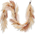 decorbyhannah 6ft neutral fall pampas grass garland for, main product view