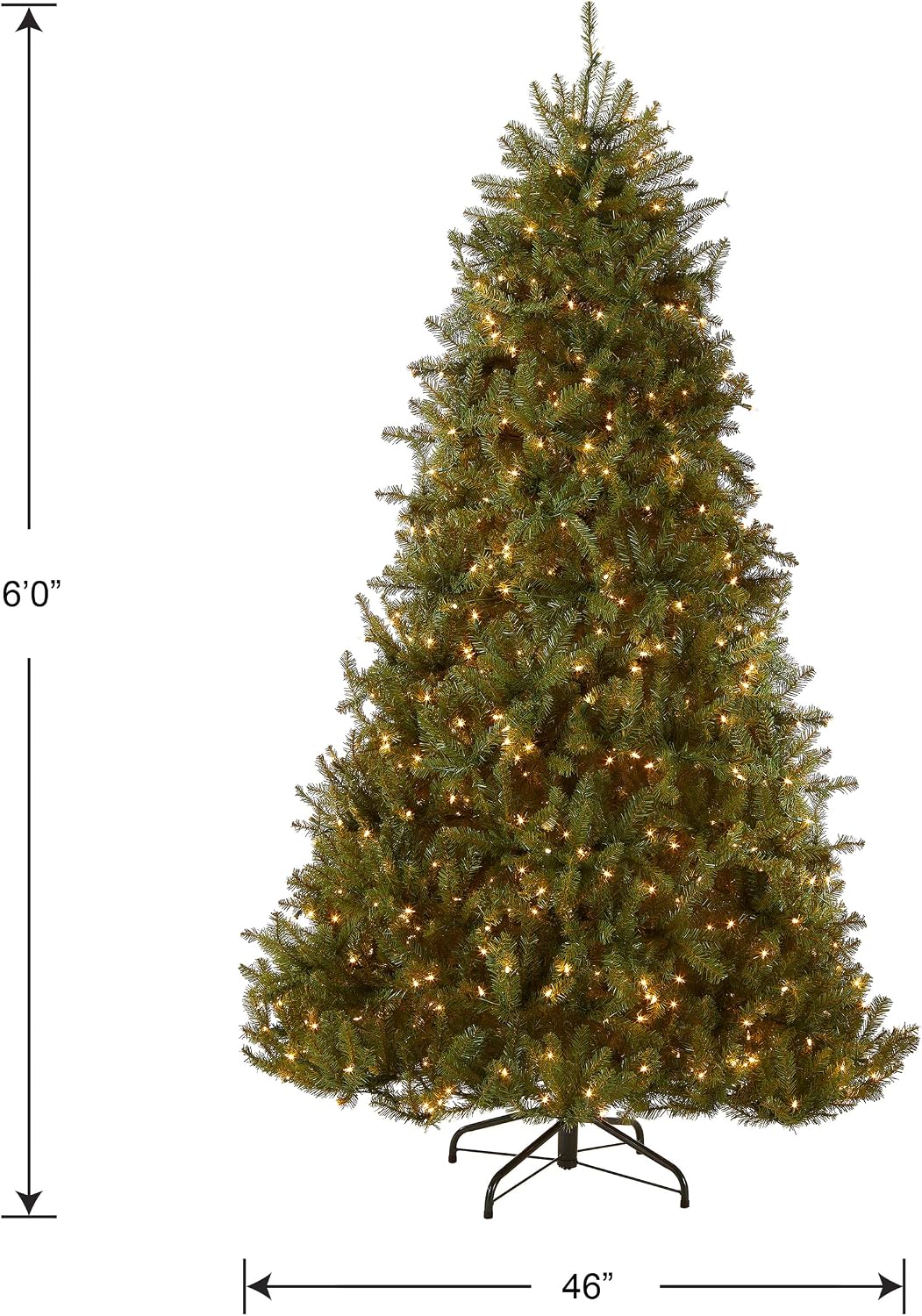 national tree company 6ft pre-lit dunhill fir artificial, package contents