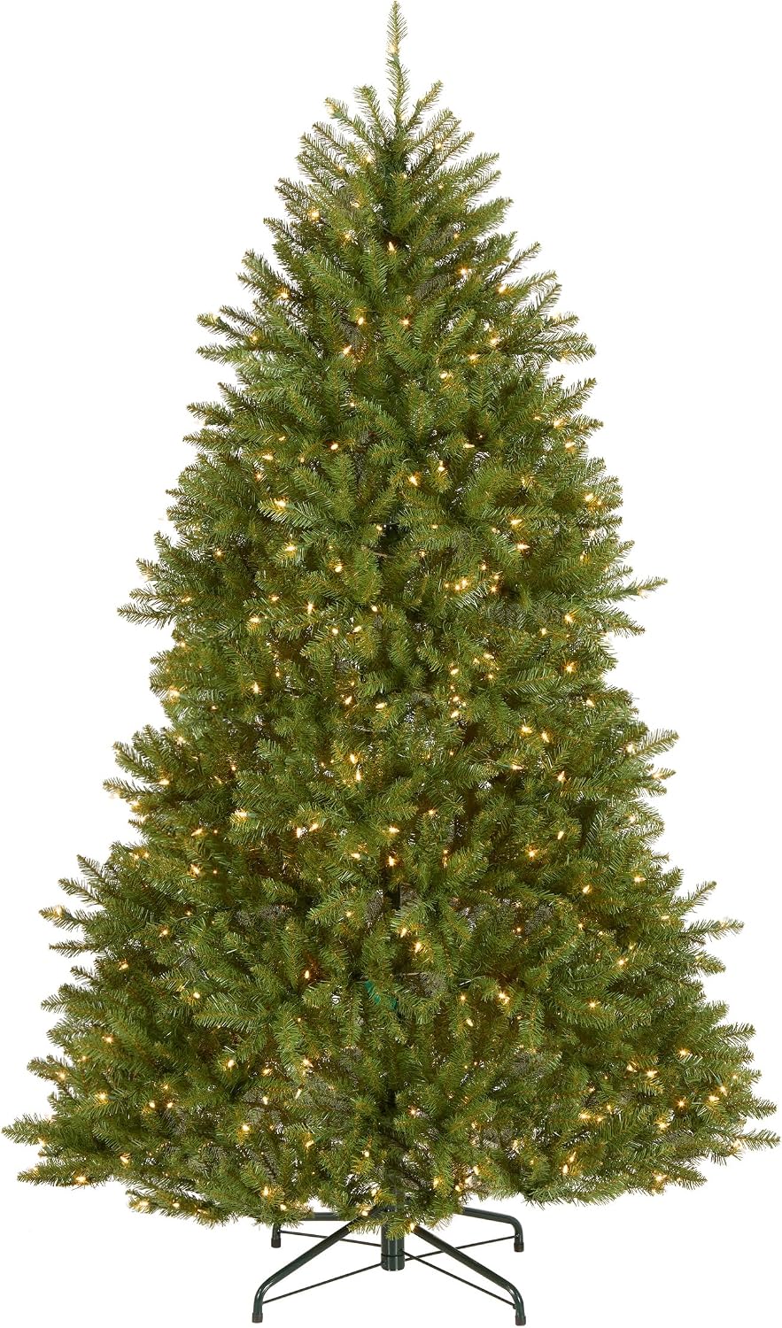 national tree company 7ft pre-lit dunhill fir artificial, main product view