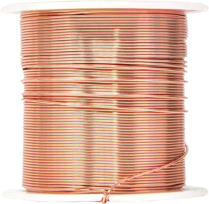 Mandala Crafts 22 Gauge Anodized Aluminum Craft Wire for Jewelry Making - 450 FT Colored Flexible Rose Gold Combo Wire - Bendable for Bonsai Armature Crafting Sculpting
