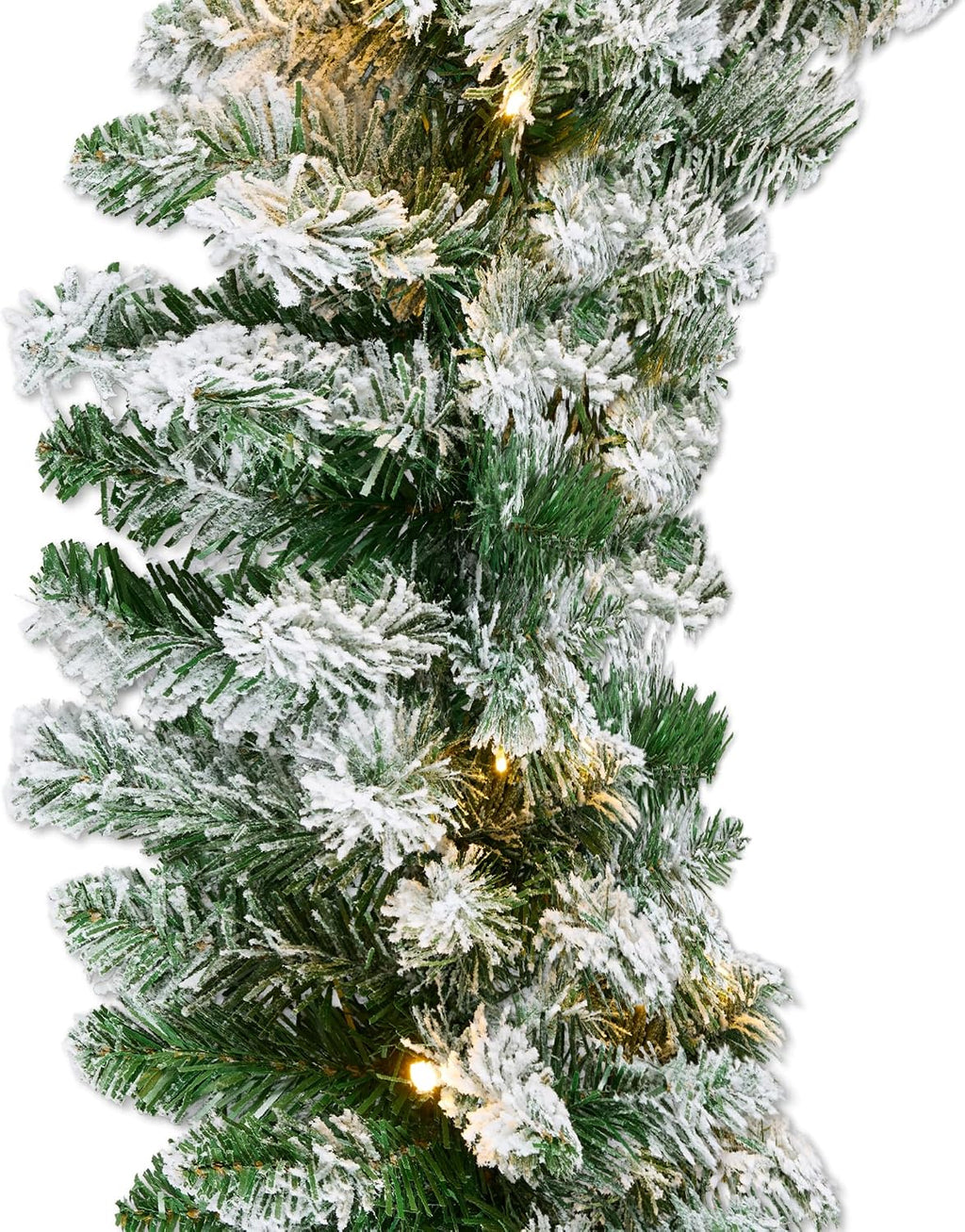 best choice products 9ft pre-lit christmas garland holiday, main product view
