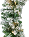 best choice products 9ft pre-lit christmas garland holiday, main product view