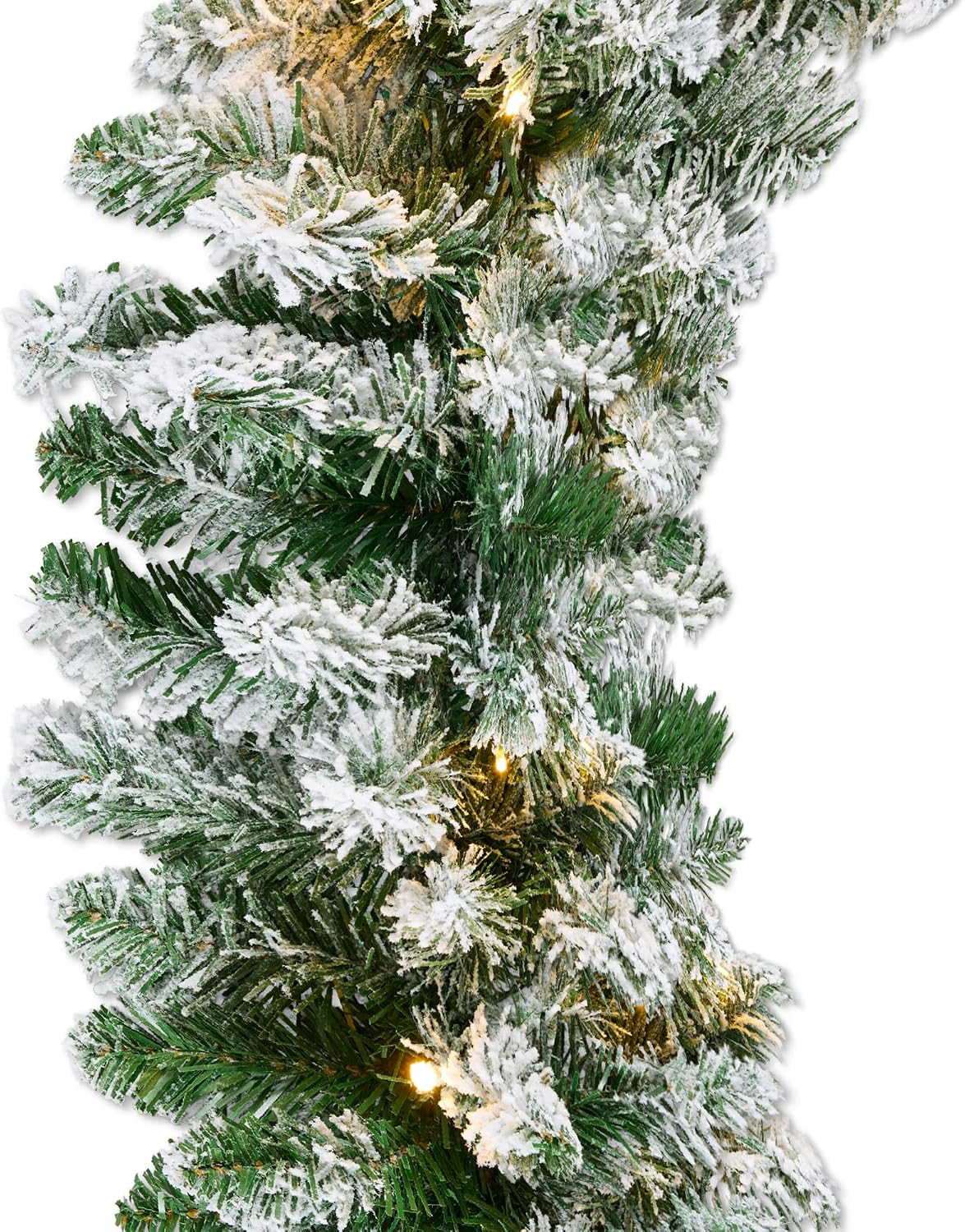 best choice products 9ft pre-lit christmas garland holiday, main product view