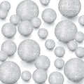 150 Pieces Vase Filler Faux Pearls Vase Makeup Beads No Hole Gloss Bead Mixed Sizes Round Pearl for Home Party Wedding Decor, 8/14/20 mm(Glitter Silver)