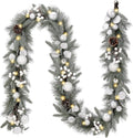 valery madelyn 9 ft christmas garland with lights, main product view