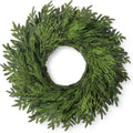 26" large cedar norfolk pine wreath for front, main product view