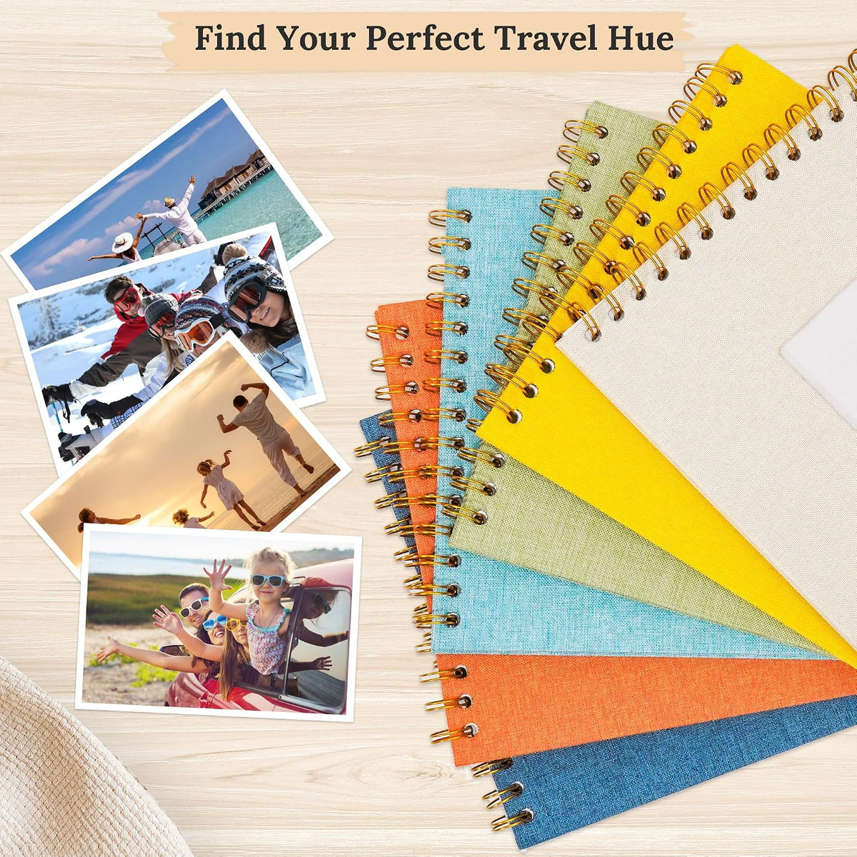 12"x12" Scrapbook Photo Album Linen Cover 40 Sheets 80 Pages White ...