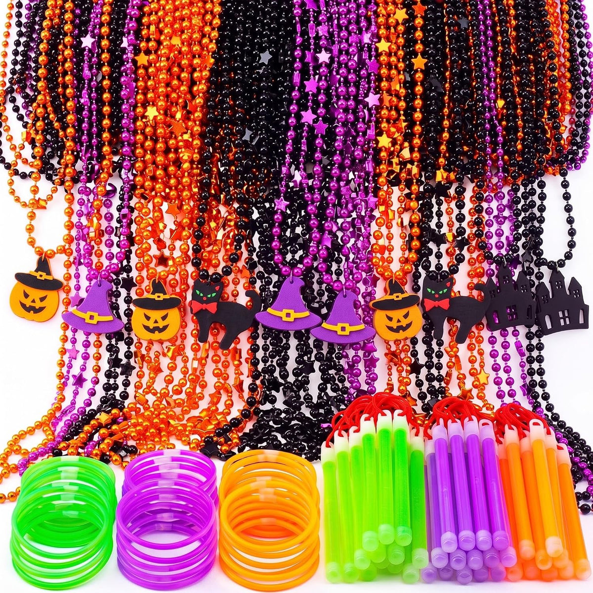 Moucuny 200 Pcs Halloween Golf Cart Parade Throw Set, Trunk or Treat Ideas