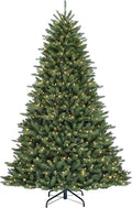 puleo international 6.5ft pre-lit full fraser fir artificial, main product view