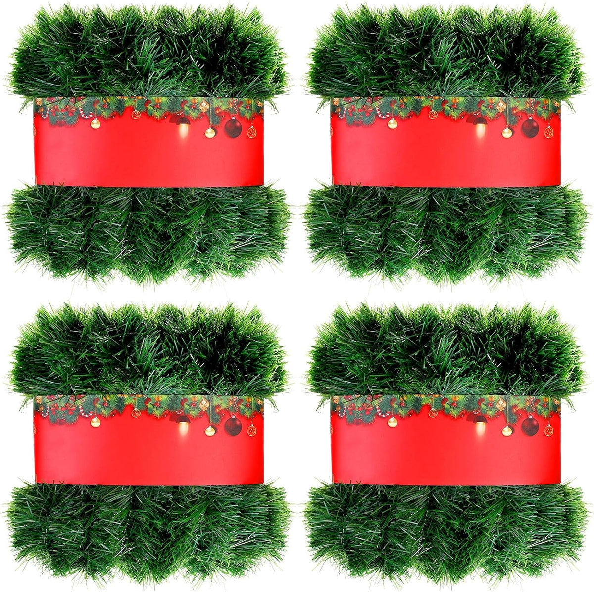 christmas garland green 262 ft artificial pine, main product view
