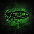 Personalized Tiki Bar Decor LED Tin Metal Sign Wall Art, Backyard Grill Pool Area Decorations, Poolside Tiki Bar Beach House Gifts