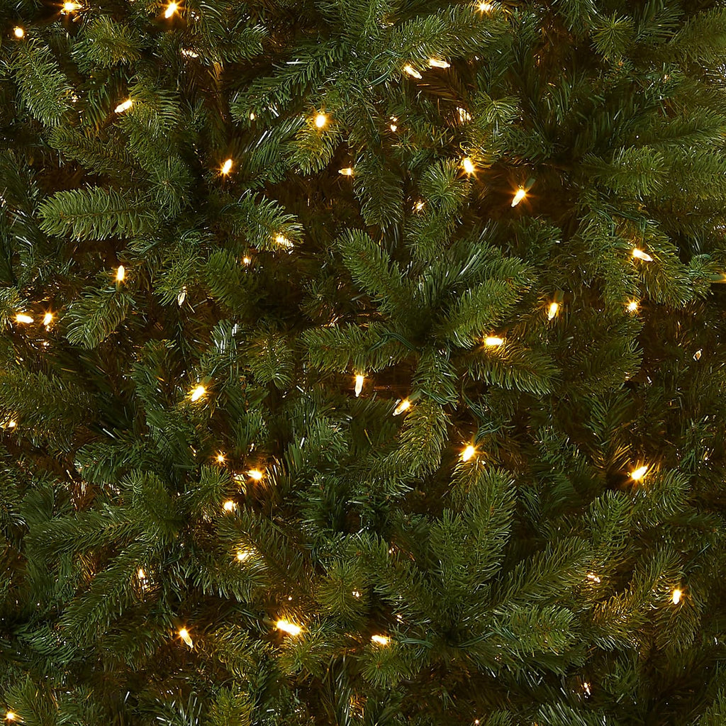 national tree company 7.5ft pre-lit downswept douglas fir shown in use
