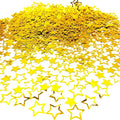 Confetti Star Metallic Foil Confetti Sprinkles for Wedding/Birthday/Festival Party Decorations 1.5OZ(Gold, 24mm&18mm)
